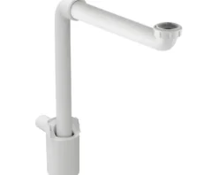 DURAVIT Raumsparsiphon für Waschtisch 1 1/4 Zoll x 32 mm weiß 0050760000