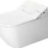 DURAVIT spülrandloses Tiefspül-WC Happy D.2 für Sensowash 62cm weiß wandhängend 2550590000 ohne Dusch-WC-Sitz
