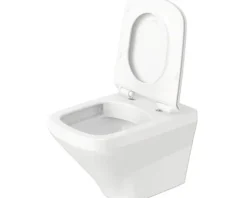 DURAVIT spülrandloses Wand-WC-Set Durastyle Rimless weiß mit SoftClose WC-Sitz und Verdeckter Befestigung 45510900A1