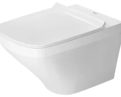DURAVIT spülrandloses Wand-WC-Set Durastyle Rimless weiß mit SoftClose WC-Sitz und Verdeckter Befestigung 45510900A1