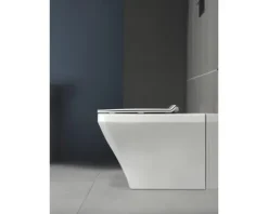 DURAVIT Stand-WC DuraStyle Tiefspüler mit Spülrand Abgang waagerecht weiß glänzend ohne WC-Sitz 2150090000