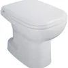 DURAVIT Stand-WC Set DuraHome Tiefspüler offener Spülrand weiß glänzend mit WC-Sitz 40260100A1