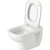 DURAVIT Wand-WC D-Code Tiefspüler mit Spülrand weiß glänzend ohne WC-Sitz 2535090000