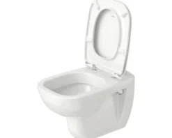 DURAVIT Wand-WC D-Code Tiefspüler mit Spülrand weiß glänzend ohne WC-Sitz 2535090000