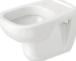 DURAVIT Wand-WC D-Code Tiefspüler mit Spülrand weiß glänzend ohne WC-Sitz 2535090000