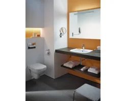 DURAVIT Wand-WC D-Code Tiefspüler mit Spülrand weiß glänzend ohne WC-Sitz 2535090000