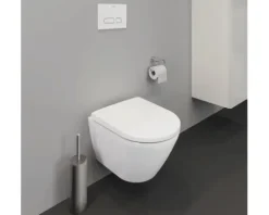 DURAVIT Wand-WC D-Neo Compact kurz Tiefspüler offener Spülrand weiß glänzend ohne WC-Sitz 2588090000