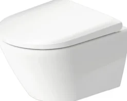 DURAVIT Wand-WC D-Neo Compact kurz Tiefspüler offener Spülrand weiß glänzend ohne WC-Sitz 2588090000
