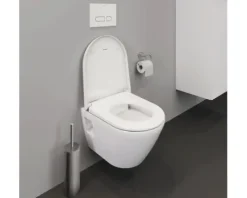 DURAVIT Wand-WC D-Neo Compact kurz Tiefspüler offener Spülrand weiß glänzend ohne WC-Sitz 2587090000