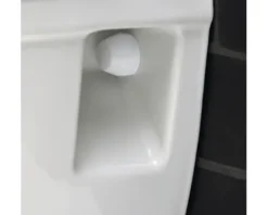 DURAVIT Wand-WC D-Neo Compact kurz Tiefspüler offener Spülrand weiß glänzend ohne WC-Sitz 2587090000