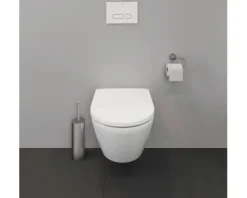 DURAVIT Wand-WC D-Neo Compact kurz Tiefspüler offener Spülrand weiß glänzend ohne WC-Sitz 2587090000