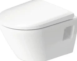 DURAVIT Wand-WC D-Neo Compact kurz Tiefspüler offener Spülrand weiß glänzend ohne WC-Sitz 2587090000