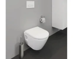 DURAVIT Wand-WC D-Neo Compact kurz Tiefspüler offener Spülrand weiß glänzend ohne WC-Sitz 2587090000