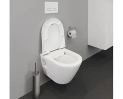 DURAVIT Wand-WC D-Neo Compact kurz Tiefspüler offener Spülrand weiß glänzend ohne WC-Sitz 2587090000