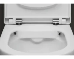DURAVIT Wand-WC ME by Starck Tiefspüler kurz offener Spülrand weiß glänzend ohne WC-Sitz 2530090000