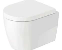 DURAVIT Wand-WC ME by Starck Tiefspüler kurz offener Spülrand weiß glänzend ohne WC-Sitz 2530090000