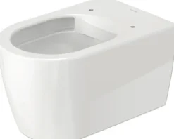 DURAVIT Wand-WC ME by Starck Tiefspüler offener Spülrand weiß glänzend mit Beschichtung ohne WC-Sitz 25290900001