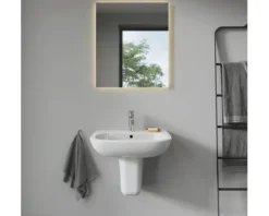 DURAVIT Waschtisch D-Code 60 x 46 cm weiß glänzend 2310600000