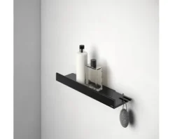 Duschablage KEUCO REVA Black Selection schwarz matt 12858370000