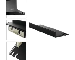 Duschablage KEUCO REVA Black Selection schwarz matt 12858370000