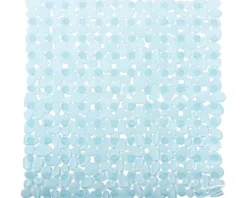 Duscheinlage MSV PEBBLE 54 x 54 cm blau