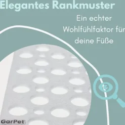 Duschmatte Rutschfest Antirutschmatte Dusche Badewannenmatte Weiß Duscheinlage Rutschfest Rutschmatte Dusche Anti Rutsch Wanneneinlage Duschwanneneinlage 53 x 53 cm