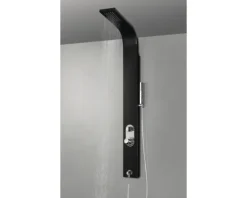 Duschpaneel Aurlane Venice schwarz matt ETZST-52MB/WT