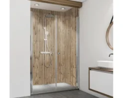 Duschrückwand BREUER Holzoptik Fichte 210 x 100 cm 9482553000202