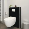 Duschrückwand BREUER Seidenmatt schwarz 255 x 150 cm 9482581000204