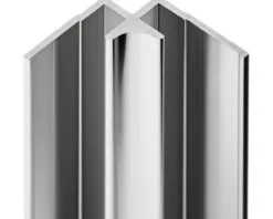 Duschrückwand Eck-Set SCHULTE DecoDesign ExpressPlus Unifarbe hellgrau 2x 210 x 90 cm inkl. Profilset EP1900911 679