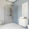 Duschrückwand BREUER Betonoptik grau 100 x 255 cm 9482507000203
