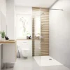 Duschrückwand BREUER Holzoptik Scandi horizontal 100 x 210 cm 9482544000202