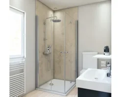 Duschrückwand BREUER Marmoroptik Sand 100 x 255 cm 9482509000203