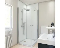 Duschrückwand BREUER Unifarbe weiß 255 x 120 cm 9486011000199