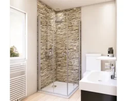 Duschrückwand BREUER Verblender hell 255 x 100 cm 9482512000203
