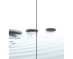 Duschrückwand SCHULTE DecoDesign Zen Foto Steine Wasser 210 x 90 cm D1900922 657