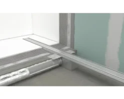 Duschrinne hansgrohe RainDrain Compact 600 mm für flache Installation edelstahl gebürstet 56162800