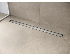 Duschrinne hansgrohe RainDrain Compact 600 mm für flache Installation edelstahl gebürstet 56162800