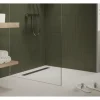 Duschrinne hansgrohe RainDrain Go 500 mm für flache und Standard Installation edelstahl gebürstet rückseitig befliesbar 56270800
