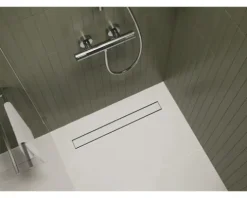 Duschrinne hansgrohe RainDrain Go 500 mm für flache und Standard Installation schwarz matt rückseitig befliesbar 56270670