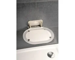 Duschsitz chrom Clear/edelstahl