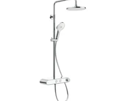 Duschsäule inkl. Thermostat DURAVIT Shelf 1050 MinusFlow chrom glänzend TH4382008005