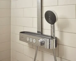 Duschsäule inkl. Thermostat hansgrohe Pulsify S chrom 24240000
