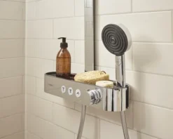 Duschsäule inkl. Thermostat hansgrohe Pulsify S chrom 24240000