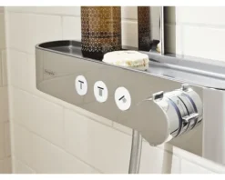 Duschsäule inkl. Thermostat hansgrohe Pulsify S chrom 24240000