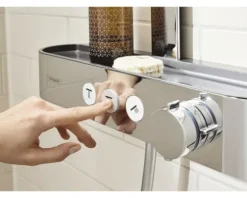 Duschsäule inkl. Thermostat hansgrohe Pulsify S chrom 24240000