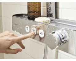 Duschsäule inkl. Thermostat hansgrohe Pulsify S chrom 24240000