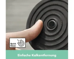 Duschsäule inkl, Thermostat hansgrohe Pulsify S schwarz 24241670