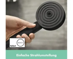 Duschsäule inkl, Thermostat hansgrohe Pulsify S schwarz 24241670