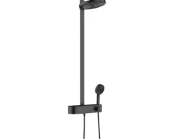 Duschsäule inkl, Thermostat hansgrohe Pulsify S schwarz 24241670